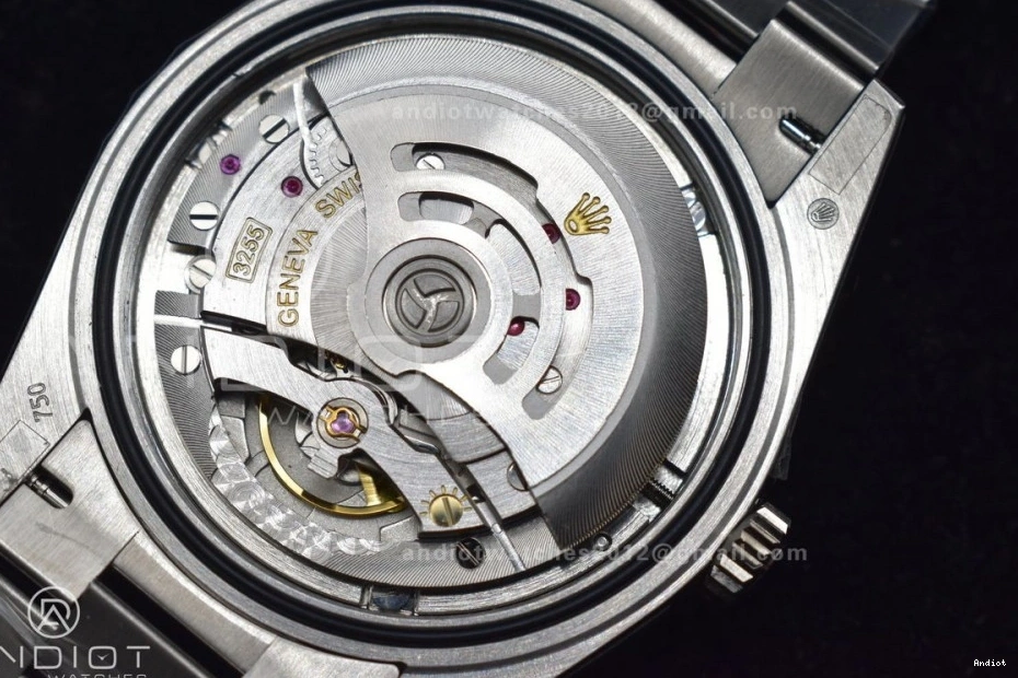 Arabic Blue 904L Dial Bracelet V2 on Markers SS A3255 President DayDate 40 Iced GMF Steel 1126